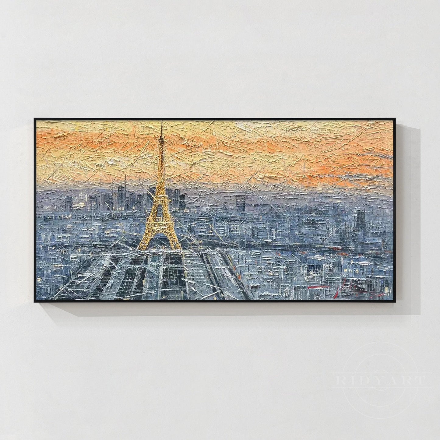 Eiffel Tower Skyline Painting_047