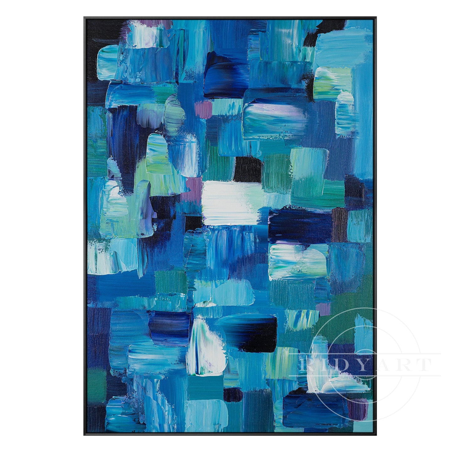 Blue Abstract Wall Art
