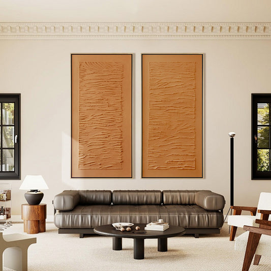 Brown Texture Painting