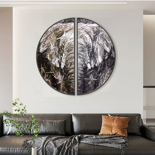 Original Elephant Animal painting on Canvas