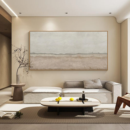 Japanese Style Abstract Painting horizontal Art