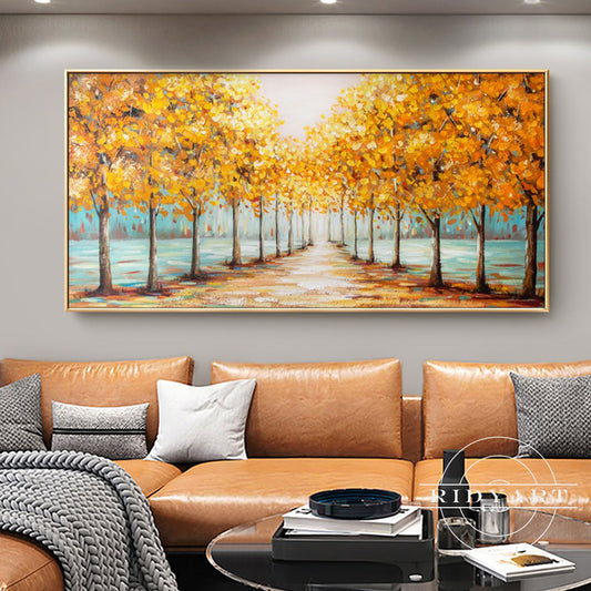 Gold Tree wall art