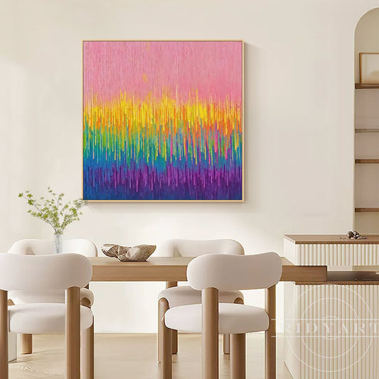 Pink Abstract wall art BA0954