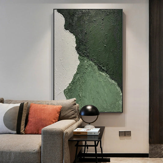 Green Abatract wall art-2