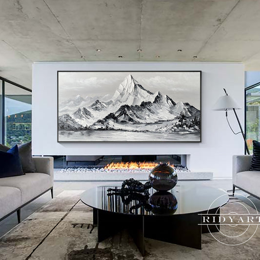 Mountain wall art _02