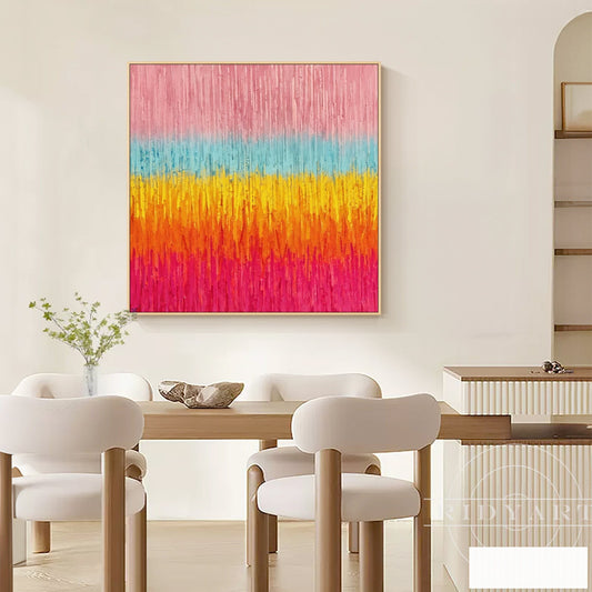 Pink Abstract wall art BA0952