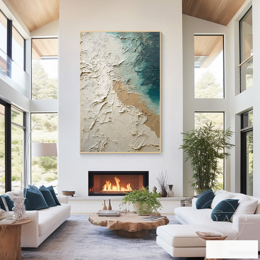 Abstract ocean wall art_7art825