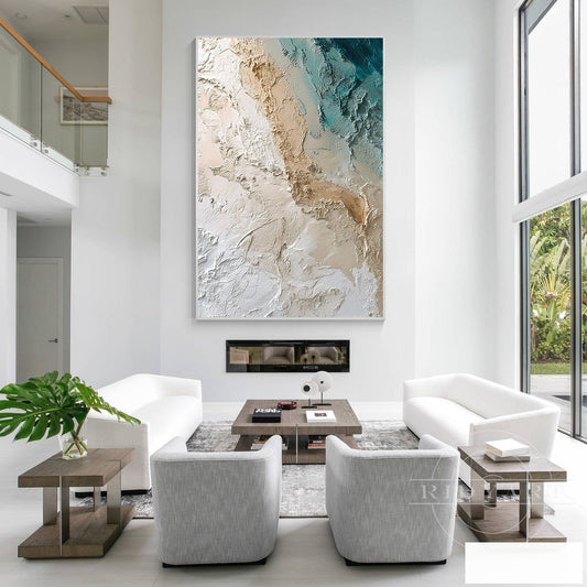 Abstract ocean wall art_7art827