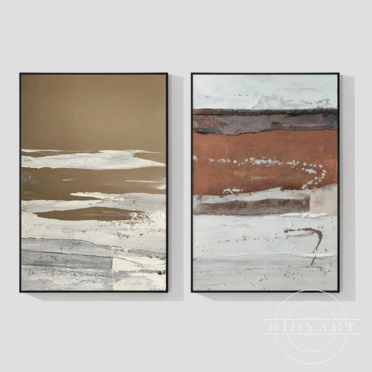 Set of 2 Abstract art_0663
