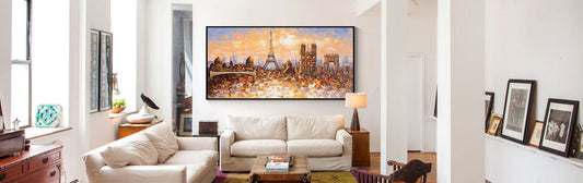 Capturing the Essence of America's Iconic Cities: Top 10 USA Skyline Paintings by RIDYART