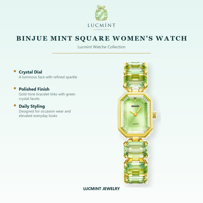 Binjue Mint Square Women's Watch