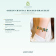 Green Crystal Beaded Bracelet