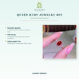 Queen Ruby Jewelry Set
