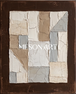 Earthen Geometry Diptych #TX673