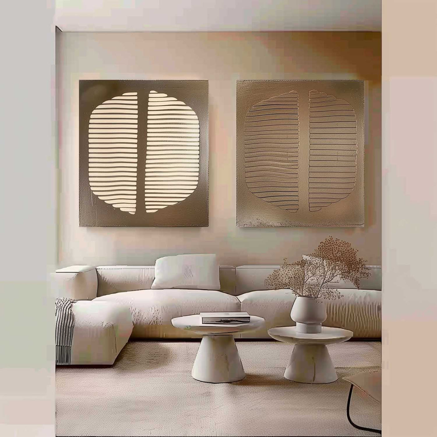 Bohemian Wall Art 2 Piece Set #BWA001