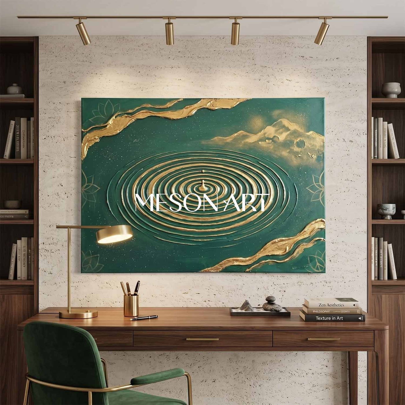 Emerald Zen Ripples #SG704