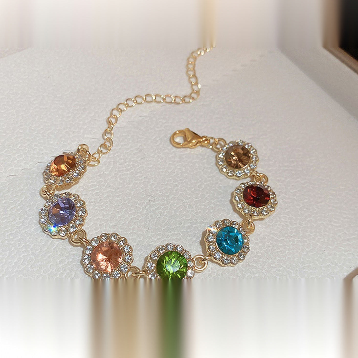 Rainbow Crystal Bracelet