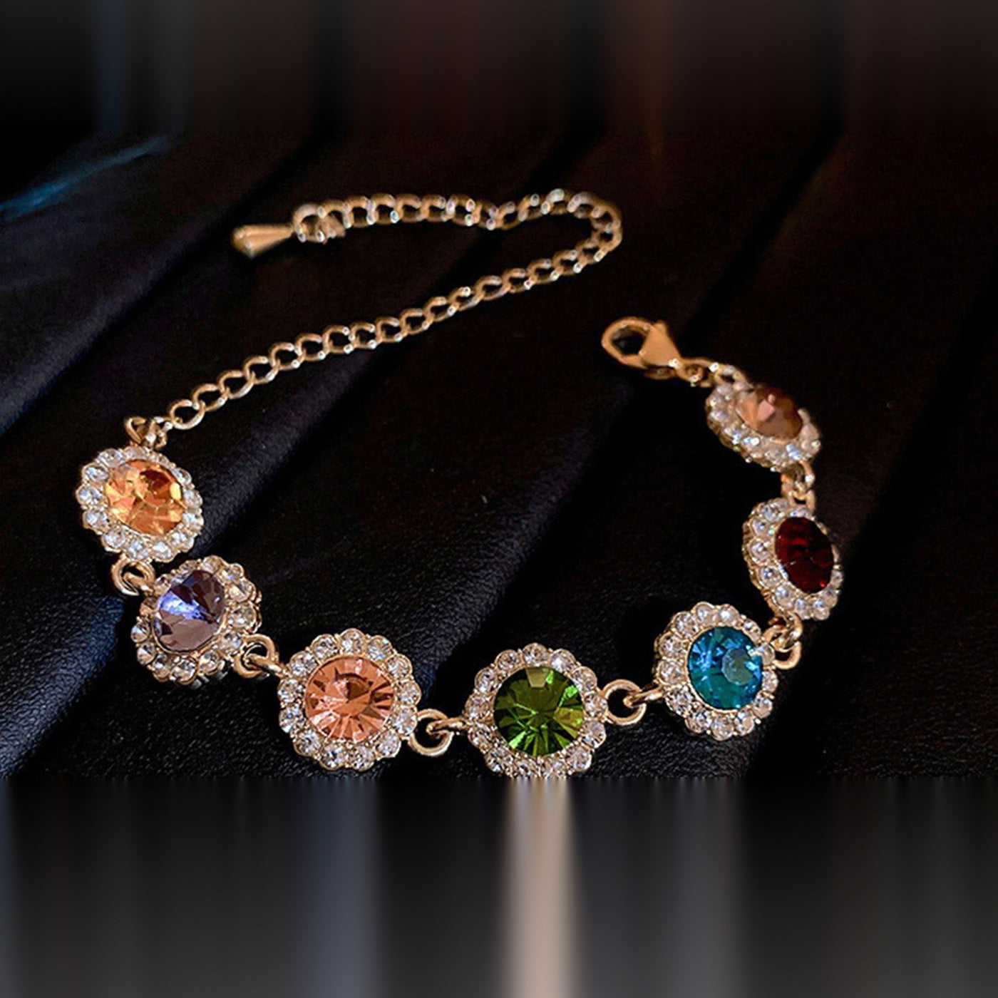 Rainbow Crystal Bracelet