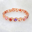 Rose Gold Crystal Zircon Bracelet