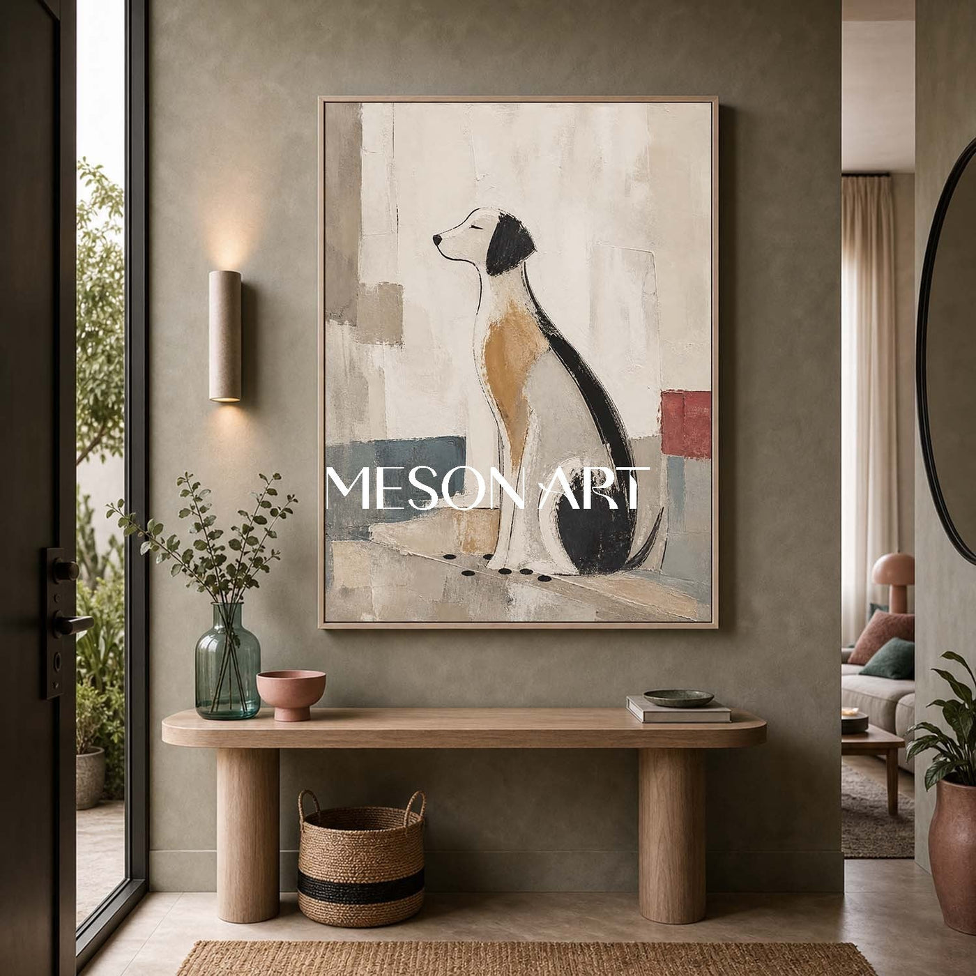 Silent Companion Abstract #MA291