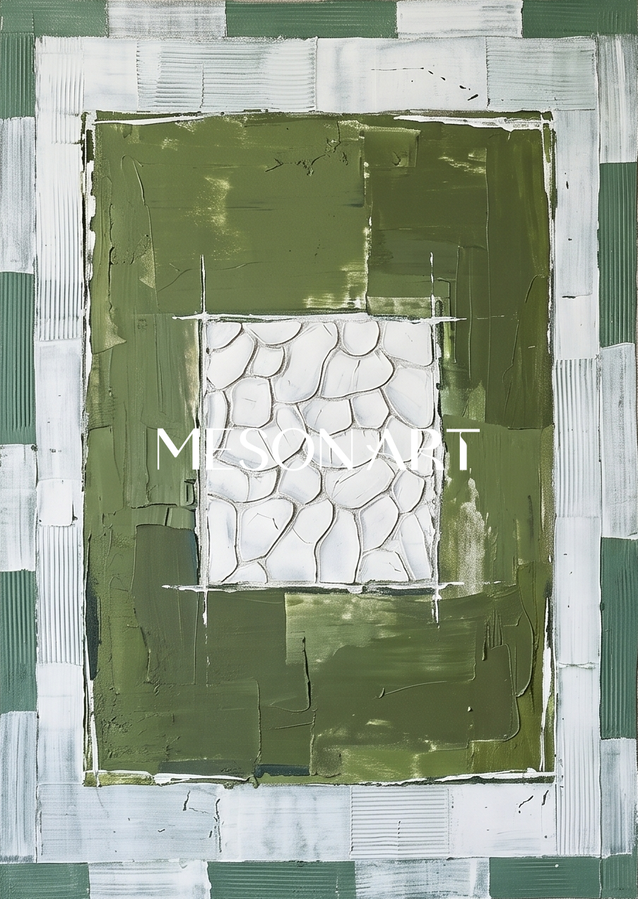 Verdant Geometric Silence #TX702