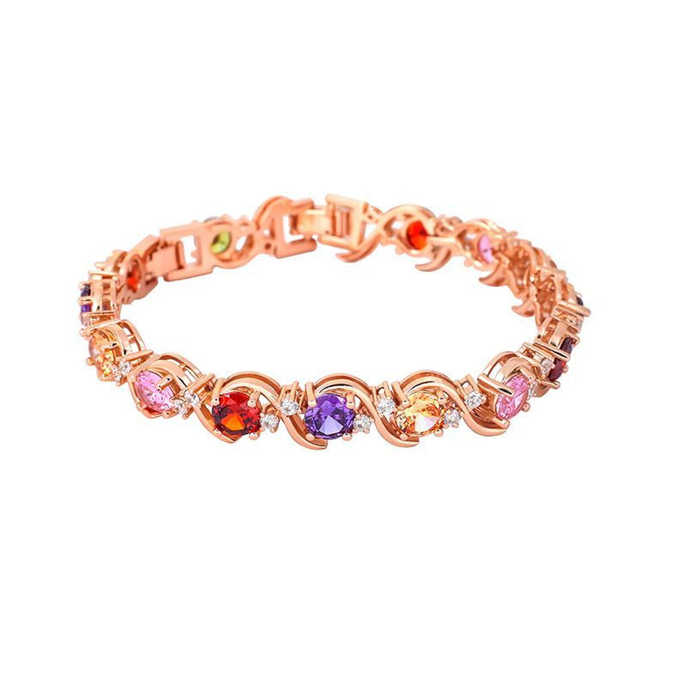 Rose Gold Crystal Zircon Bracelet