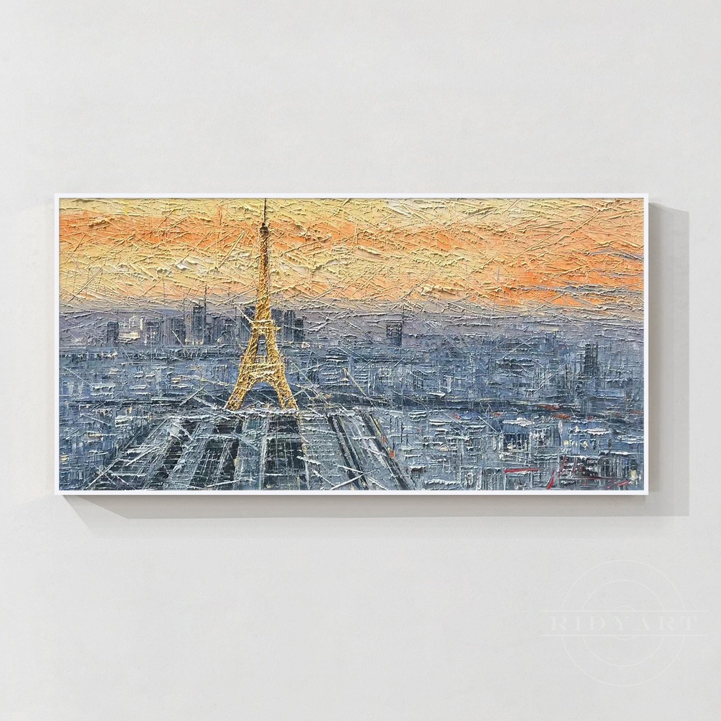 Eiffel Tower Skyline Painting_047