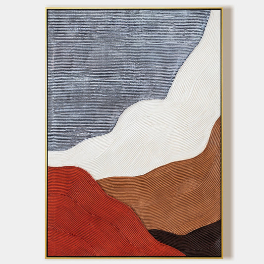 Texture Abstract Oil Painting Minimalist wall art