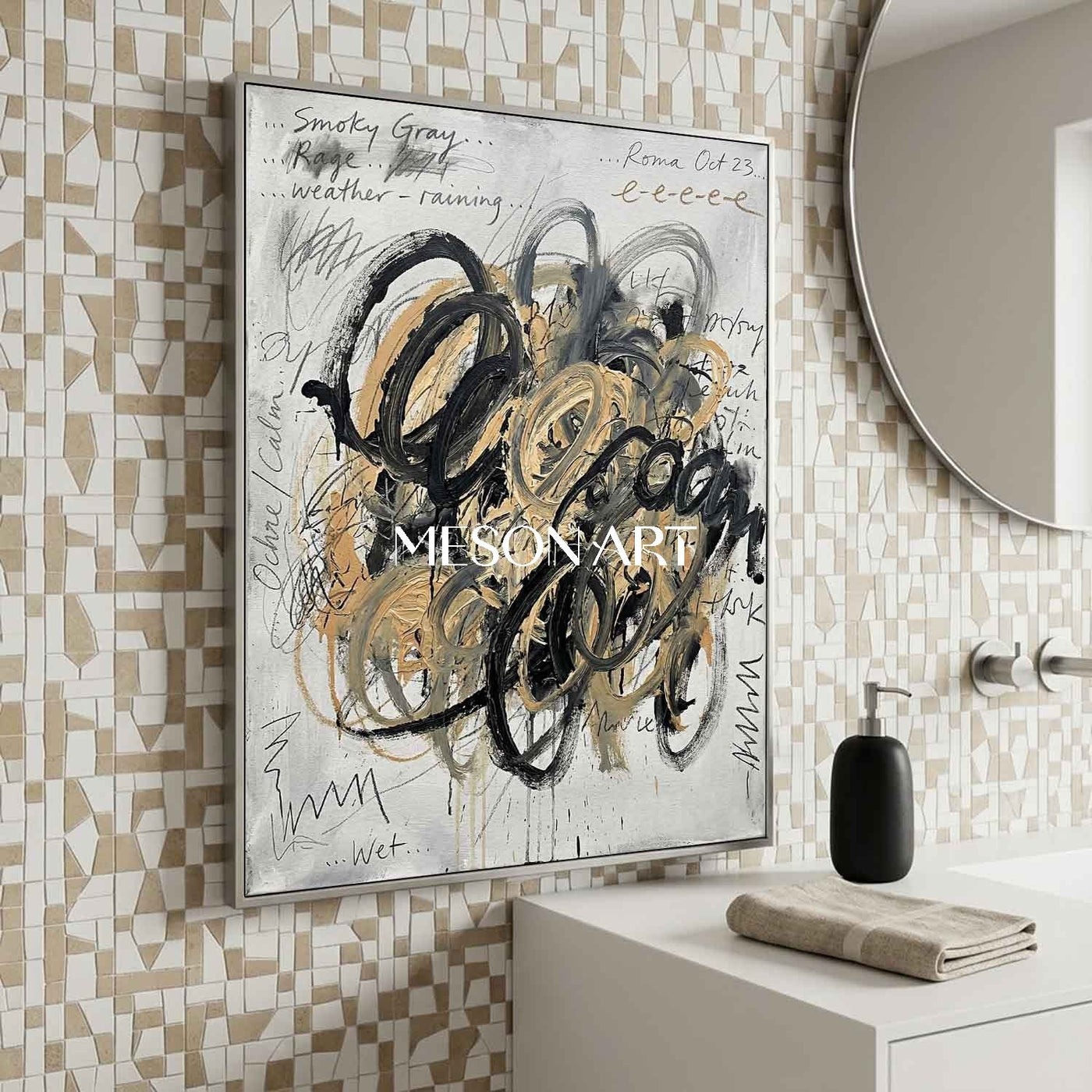 Abstract Graffiti Art #CSQ038