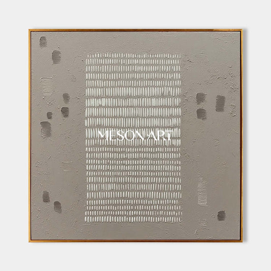 Large Wabi-Sabi 3D Textured Wall Art Neutral Tones Painting Entryway