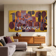 Amber Geometric Rhythm #LLC046