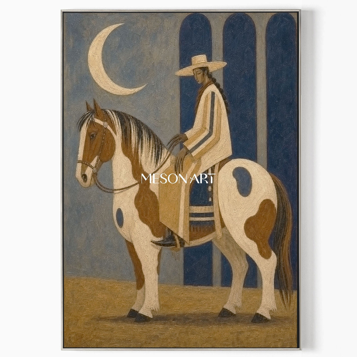 Moonlit Cowboy Journey #CSQ184
