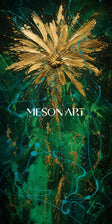 Emerald Golden Burst #AEA090