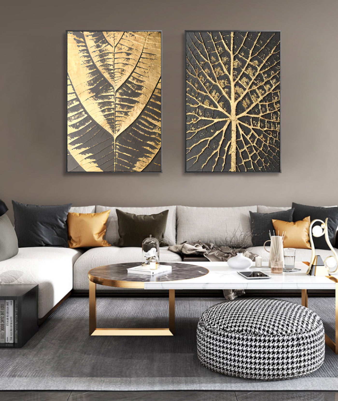 Abstract Painting Set Of 2 #SP003