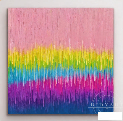 Pink Abstract wall art BA0951