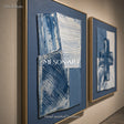 Azure Geometric Silence #TX701