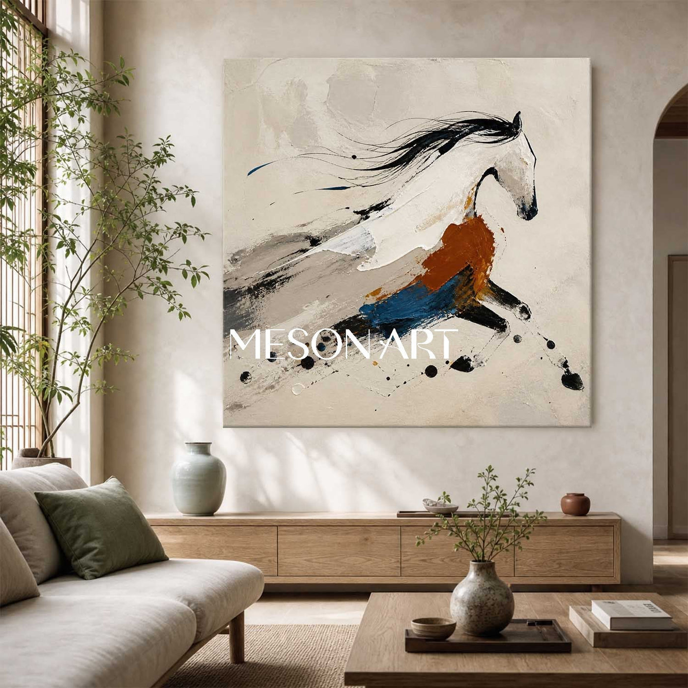 Galloping Spirit Abstract #MA282