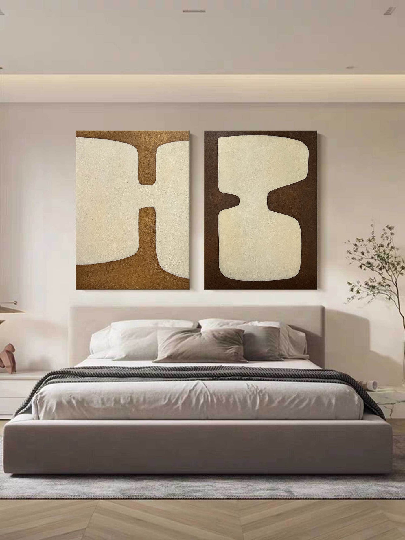 Abstract Painting Set Of 2 #SP132