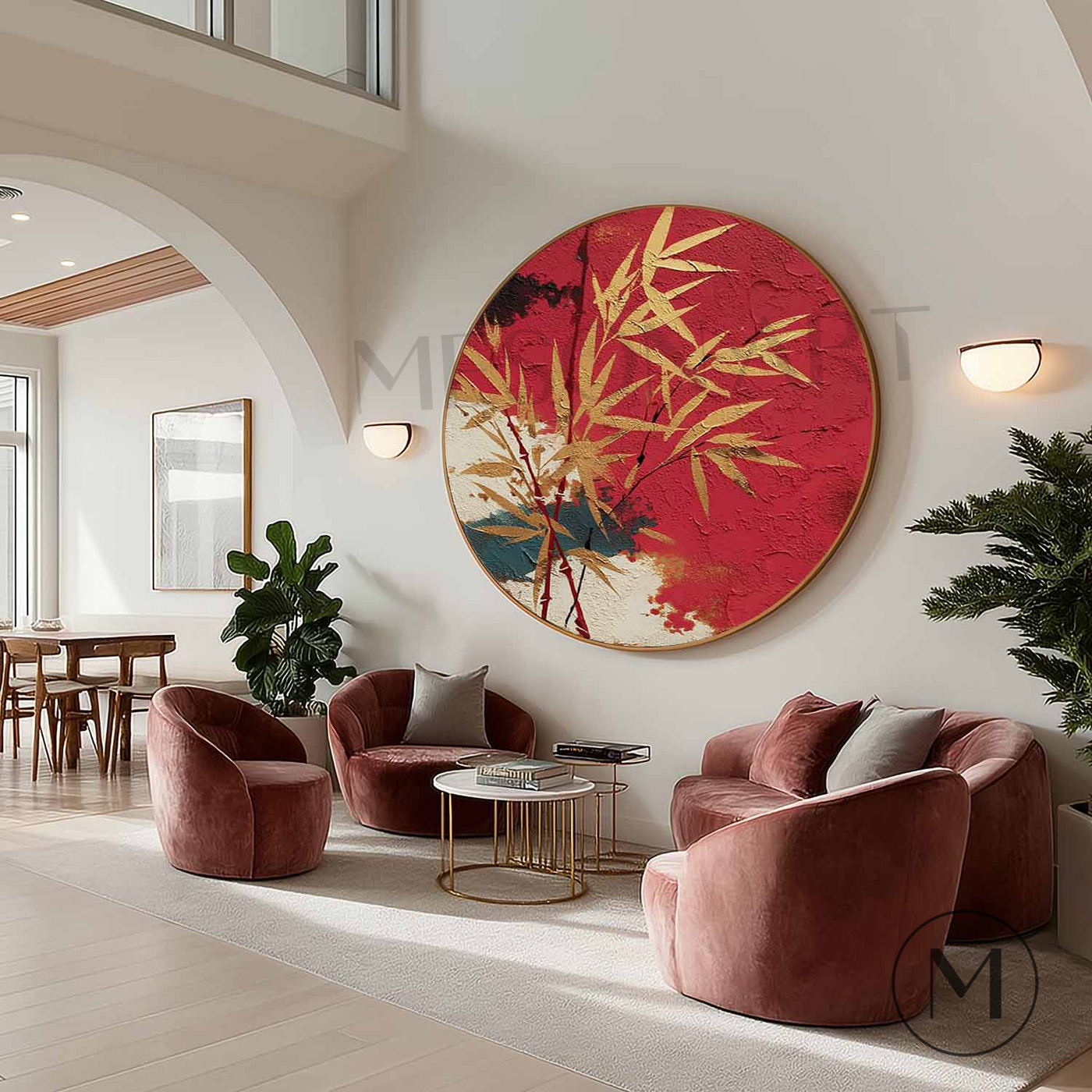 Round Wall Art #RWA001