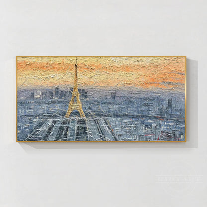 Eiffel Tower Skyline Painting_047