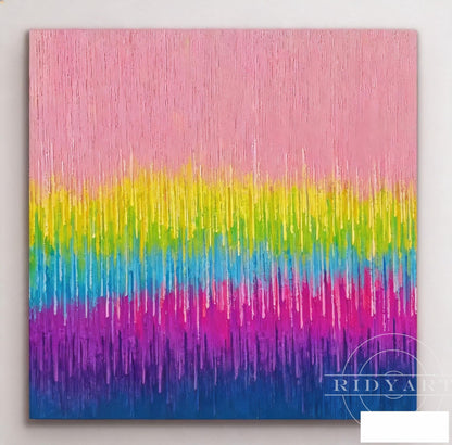 Pink Abstract wall art BA0951