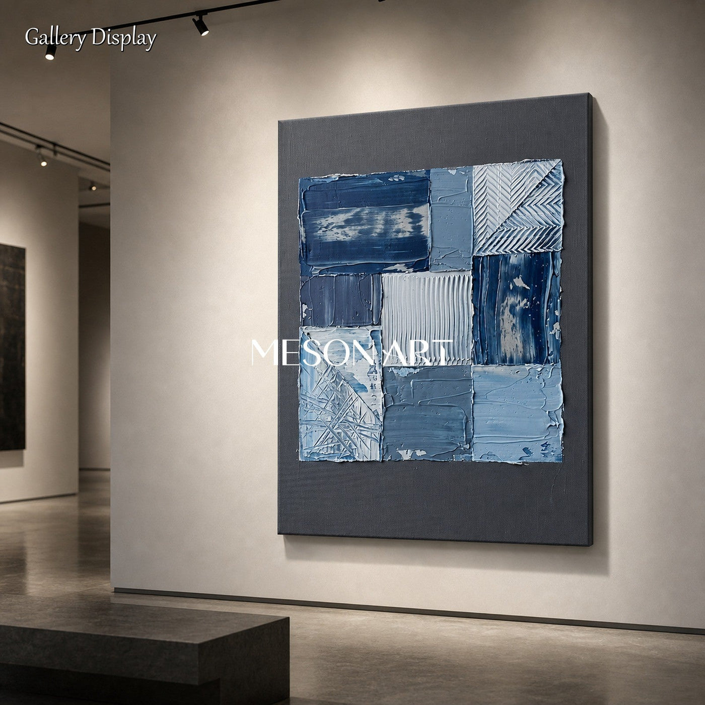 Azure Geometric Silence #TX694