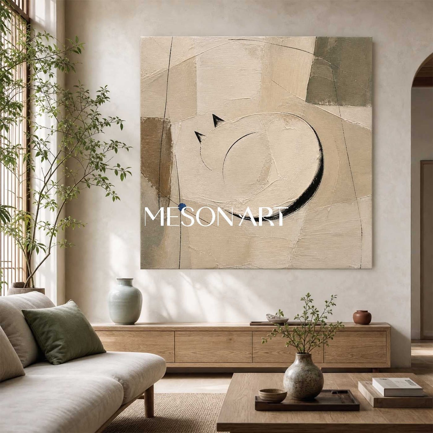 Whimsical Feline Geometry #MA305