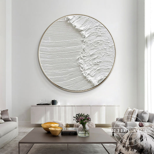 Minimalist Round Ocean Wall Art_0594