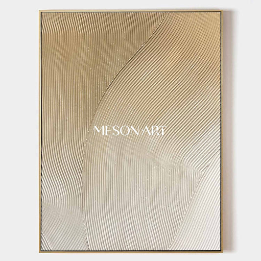 Buy Wabi Sabi Plaster Textured Painting Neutral Modern Minimal Canvas