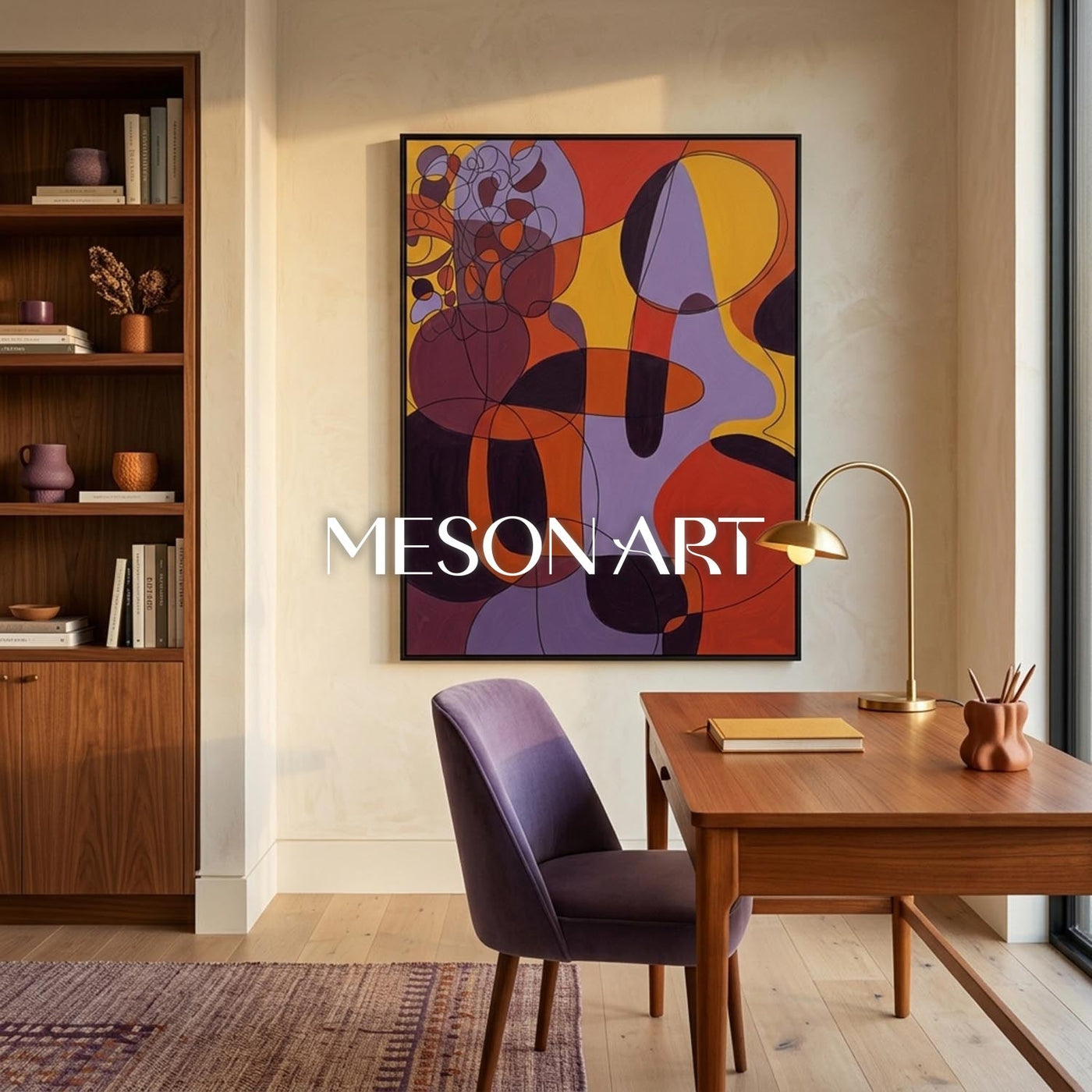 Vibrant Geometric Harmony #LLC034