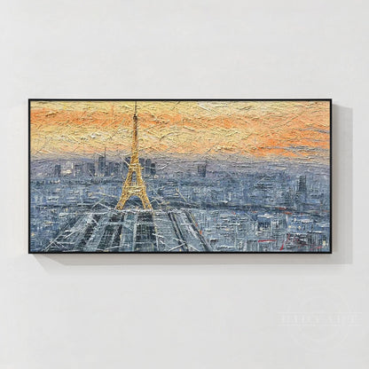 Eiffel Tower Skyline Painting_047