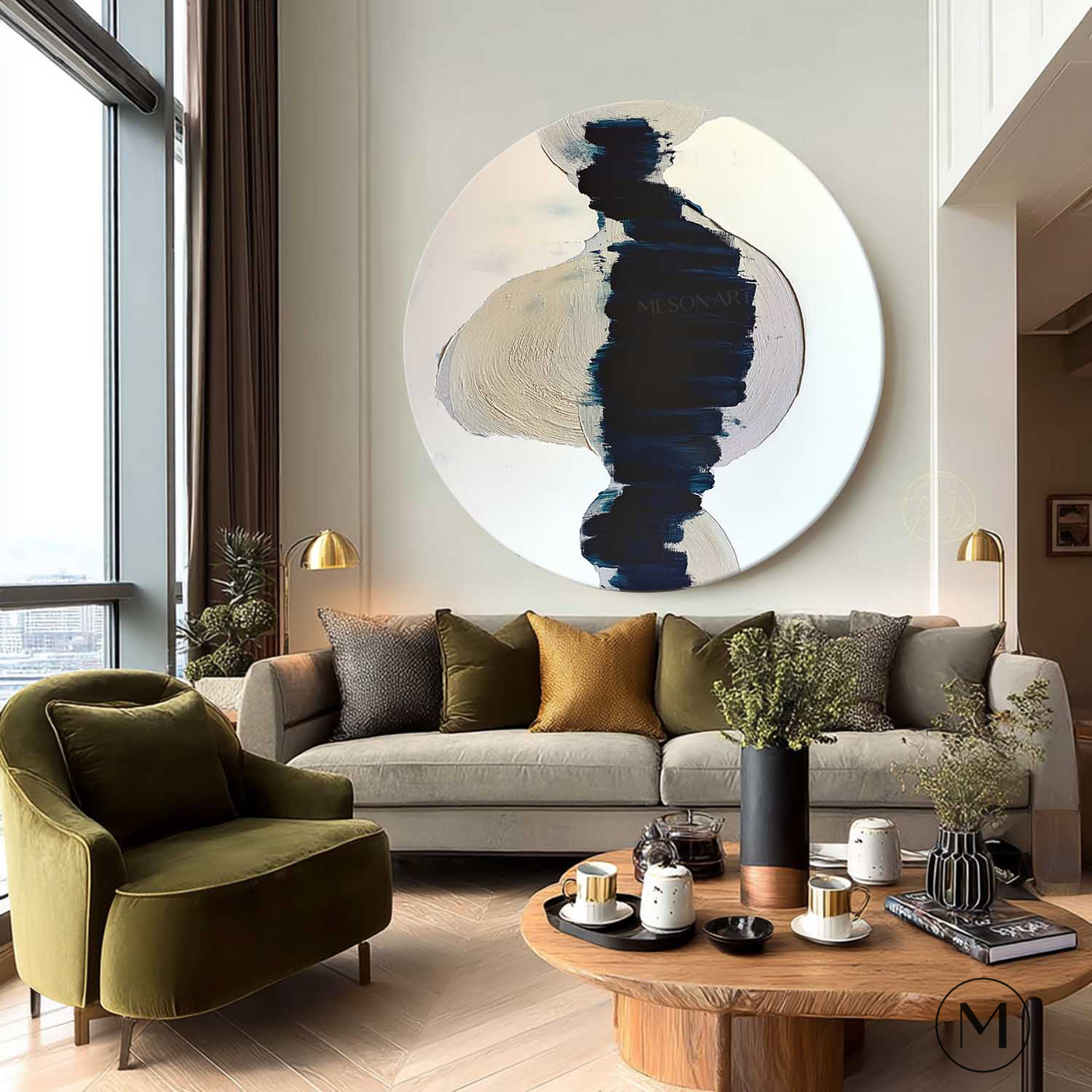 Round Wall Art #RWA018