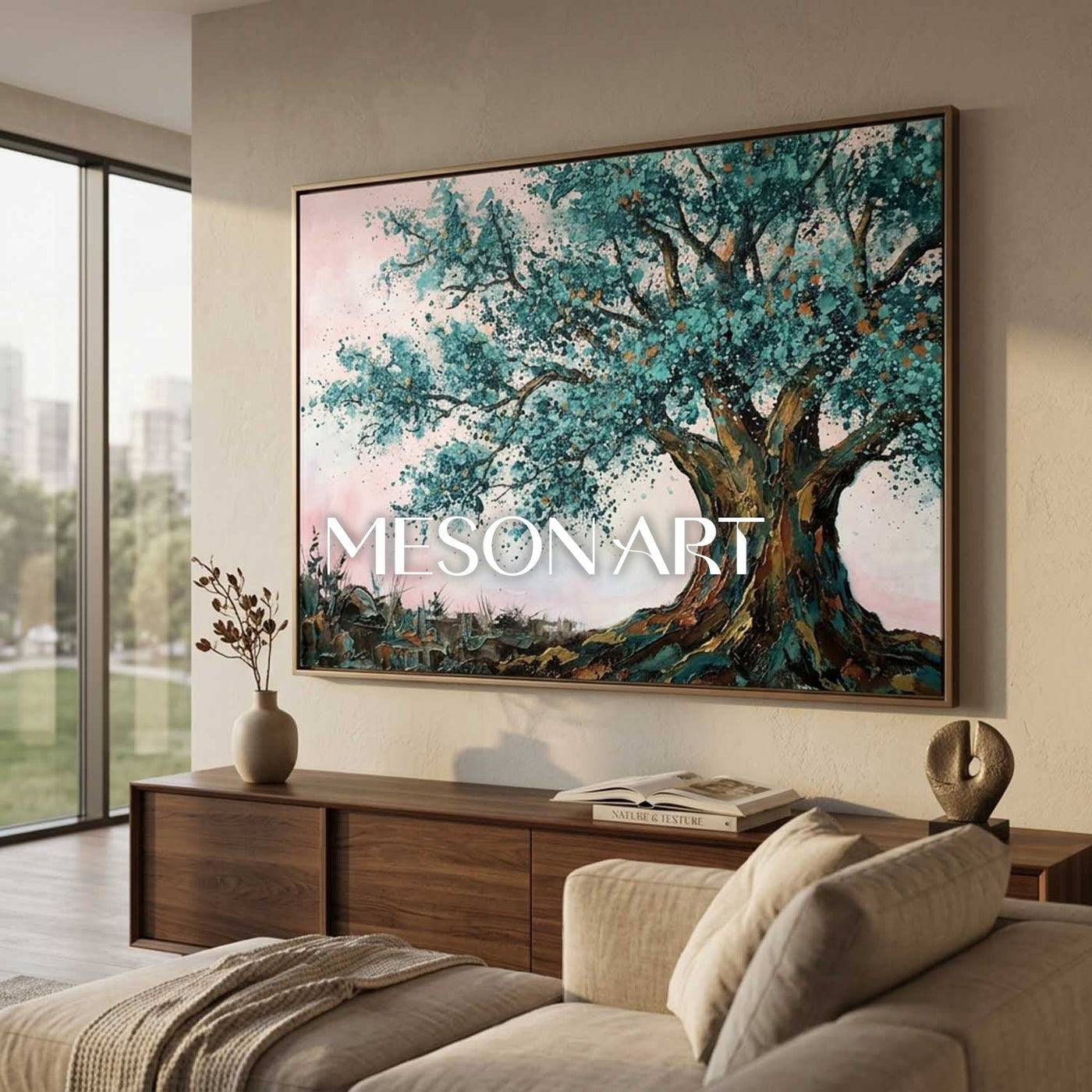 Ethereal Turquoise Bloom #LLC011