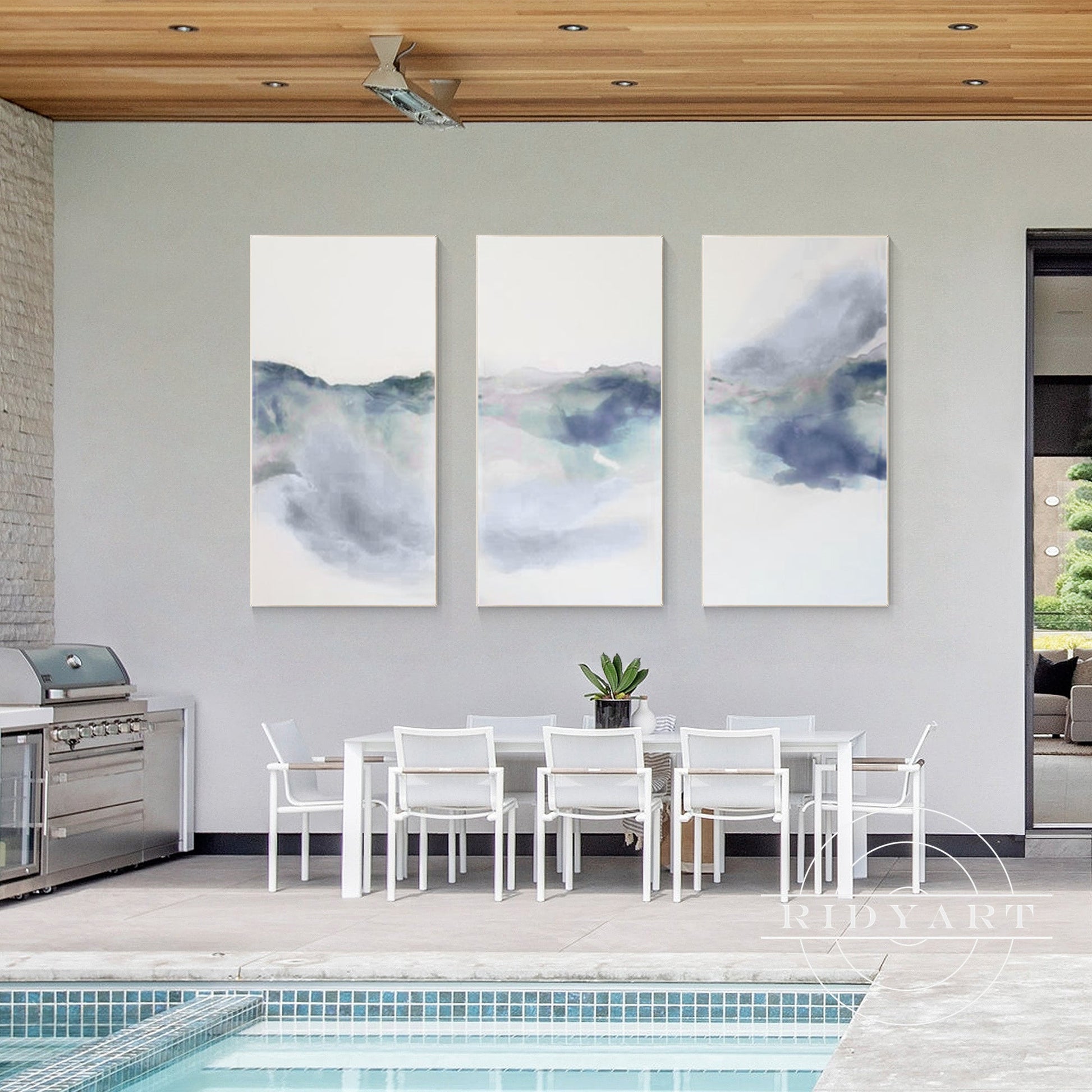 Set of 3 Abstract Painting